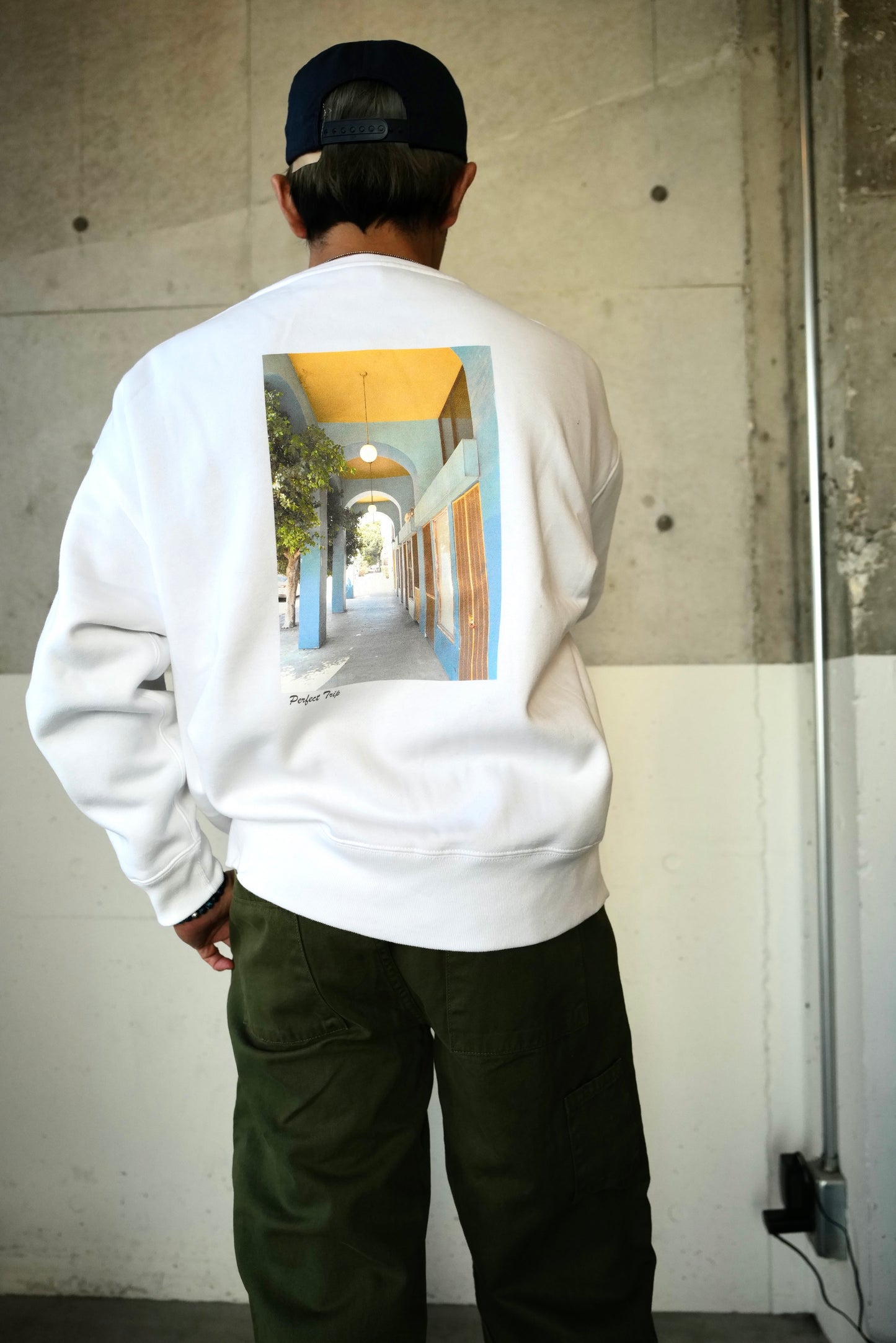 Perfect Trip sweatshirt WHITE