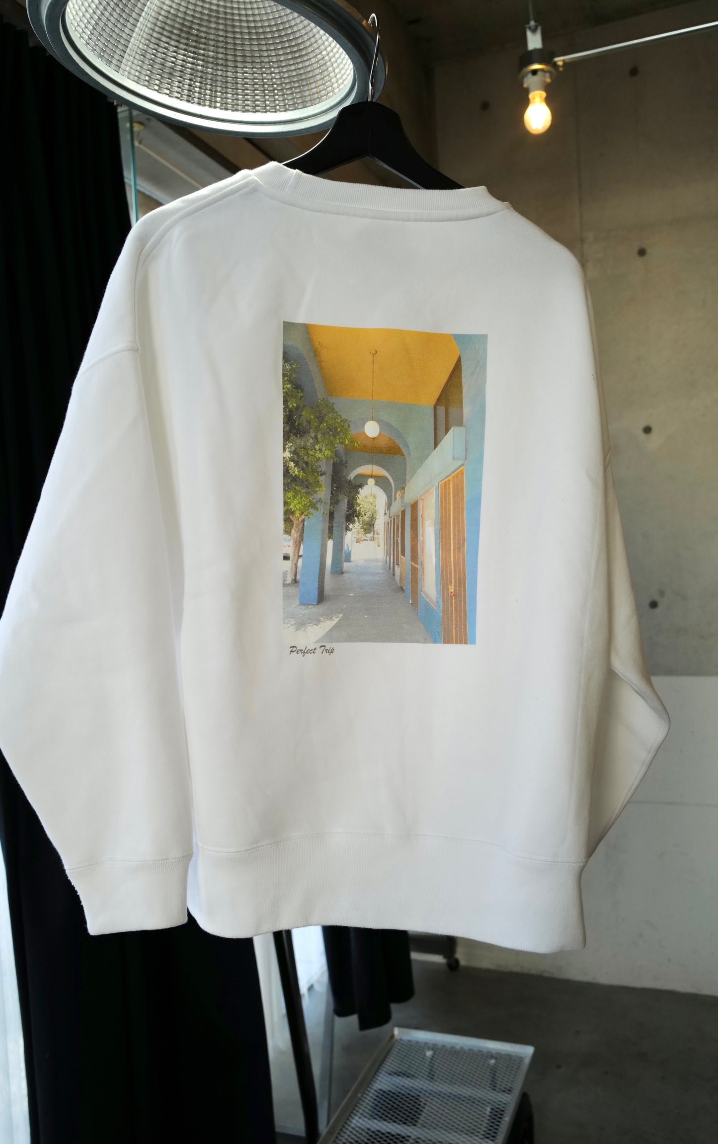 Perfect Trip sweatshirt　WHITE