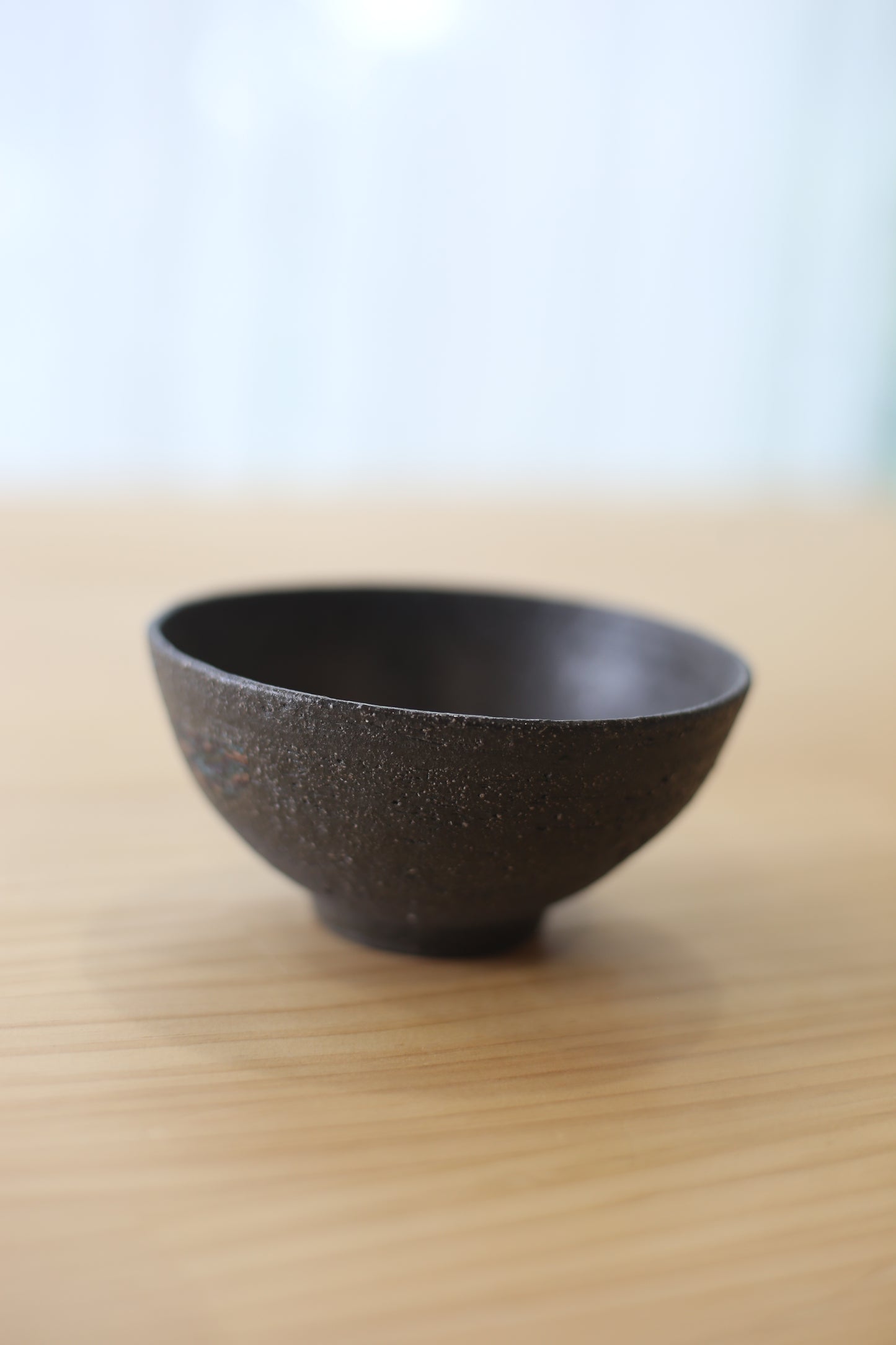 半点茶碗 camo黒御影