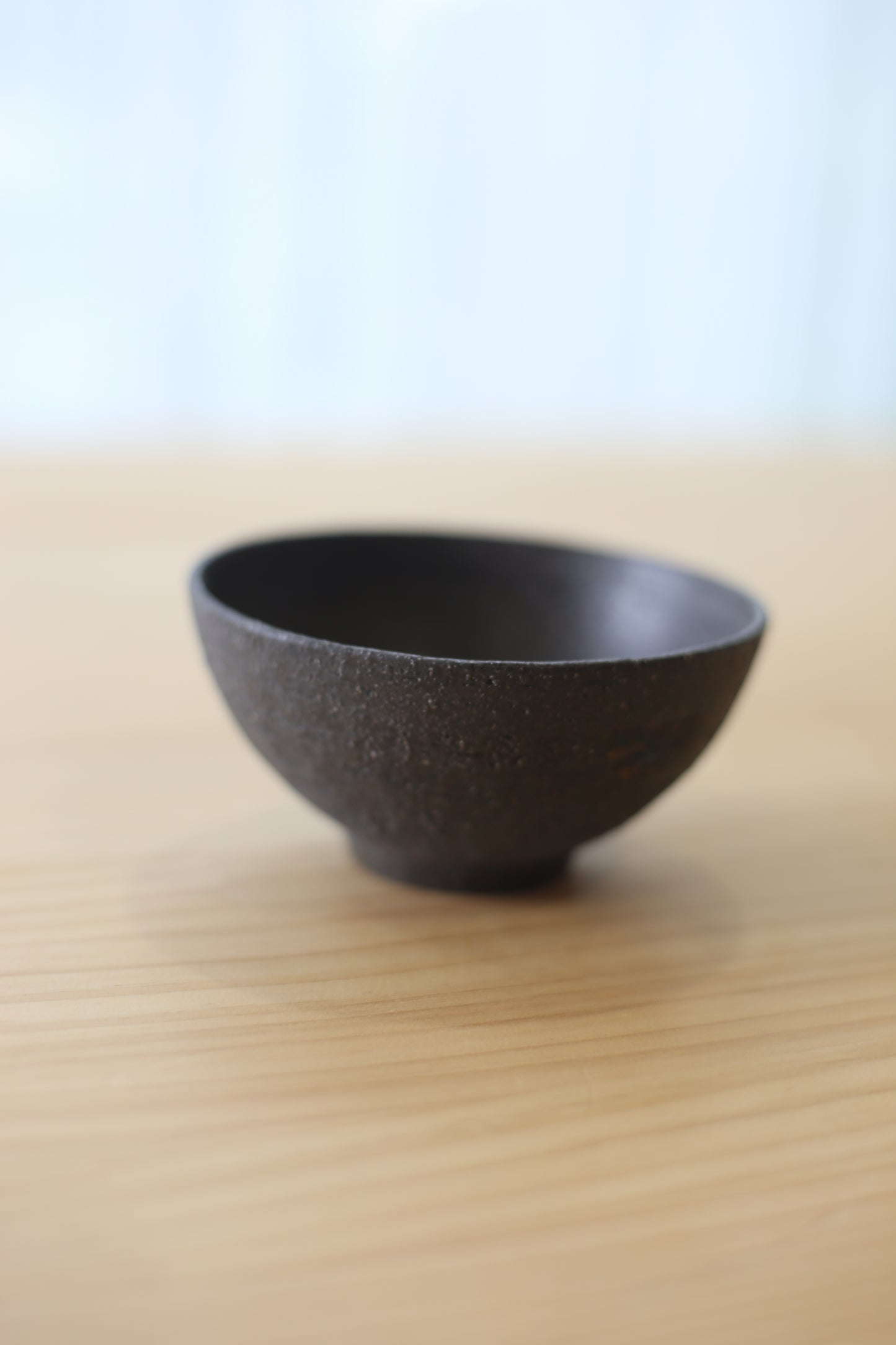 半点茶碗 camo黒御影