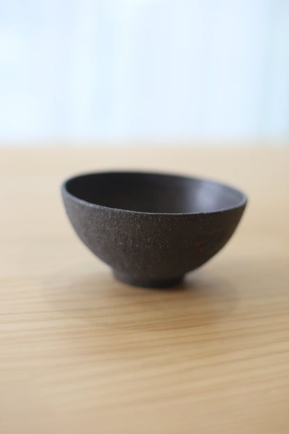 半点茶碗 camo黒御影