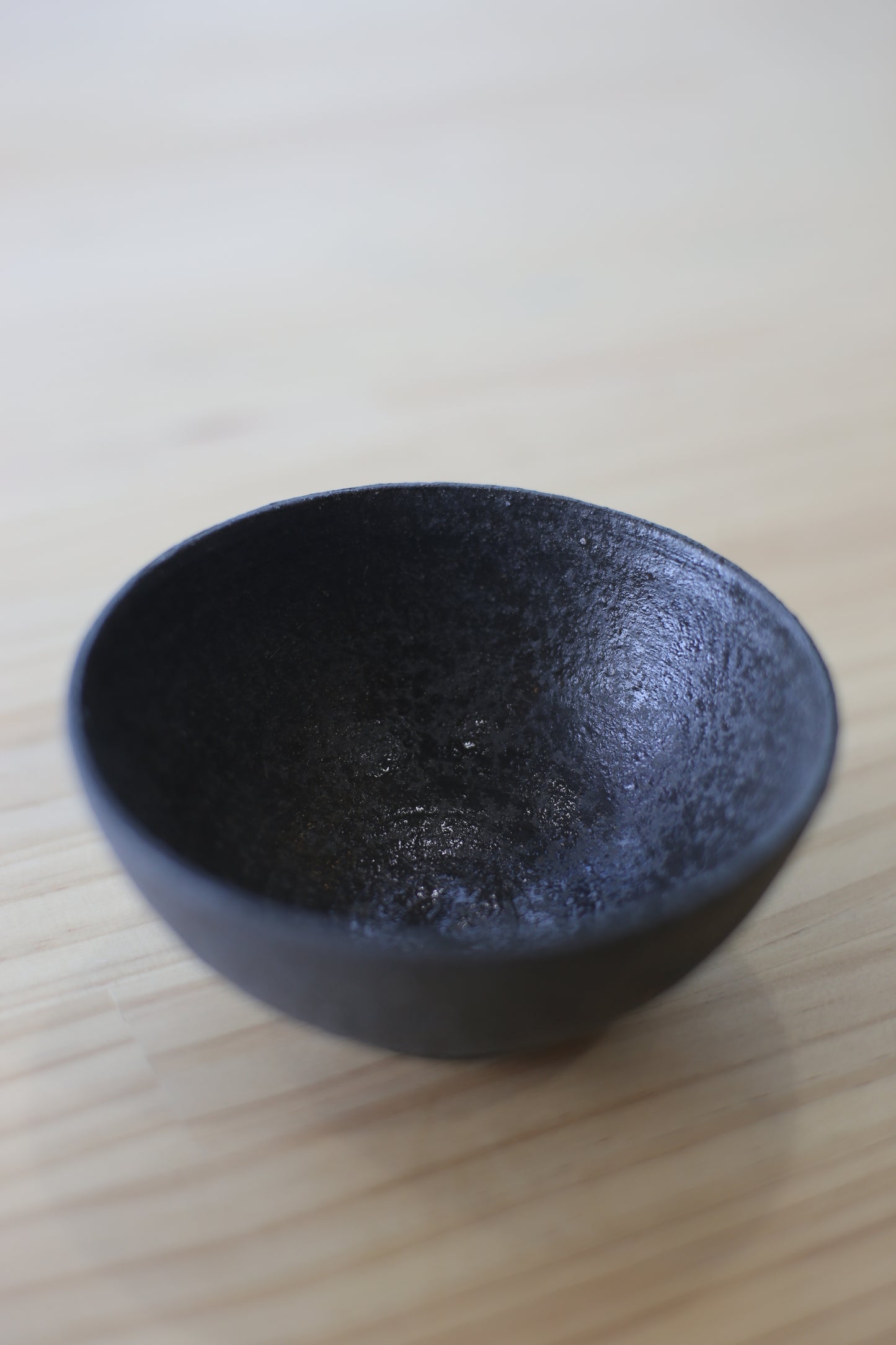 半点茶碗 camo黒御影