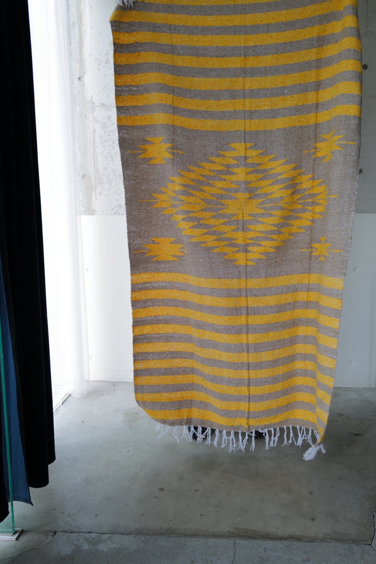 Machine-Woven Mexican Rug