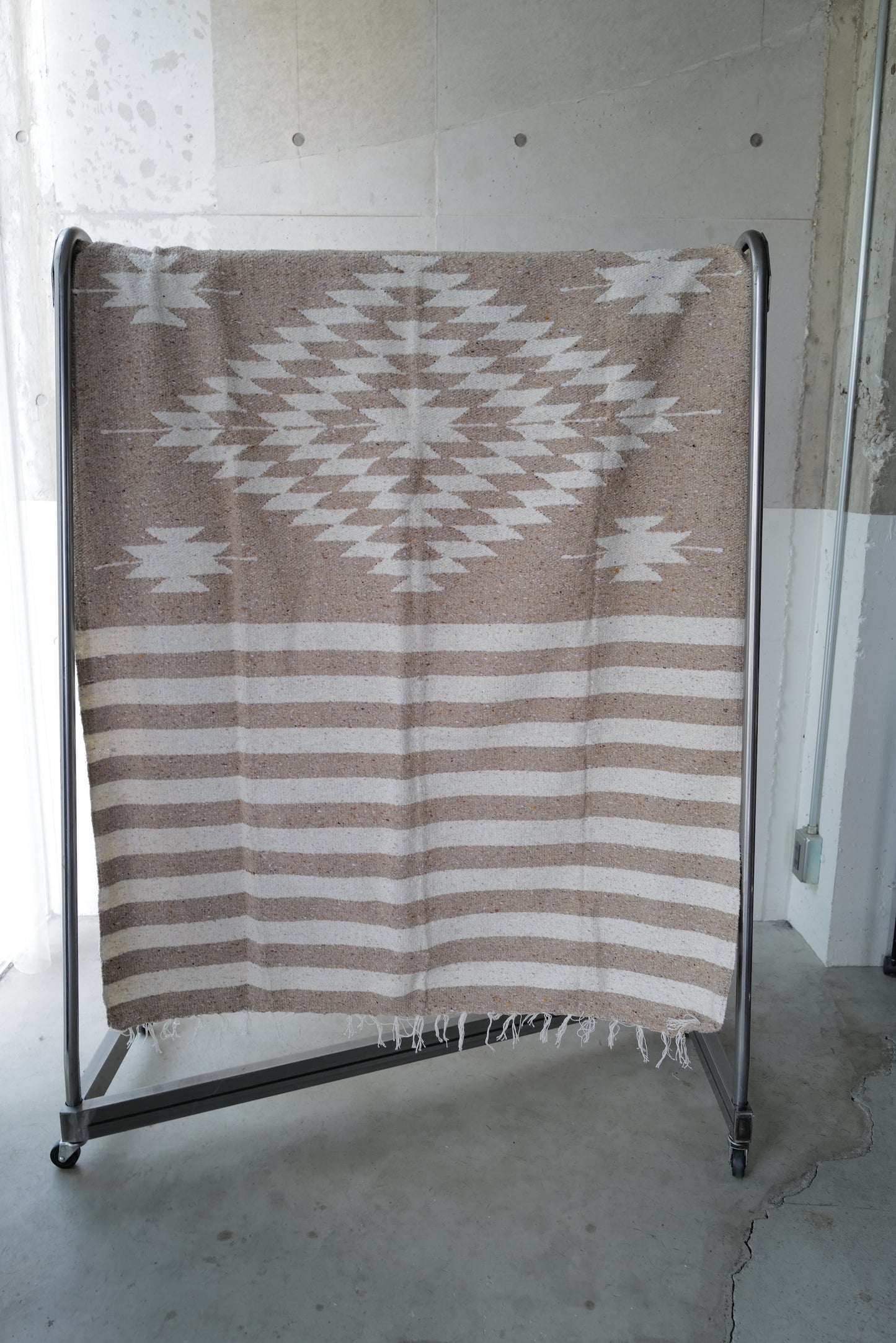 Machine-Woven Mexican Rug