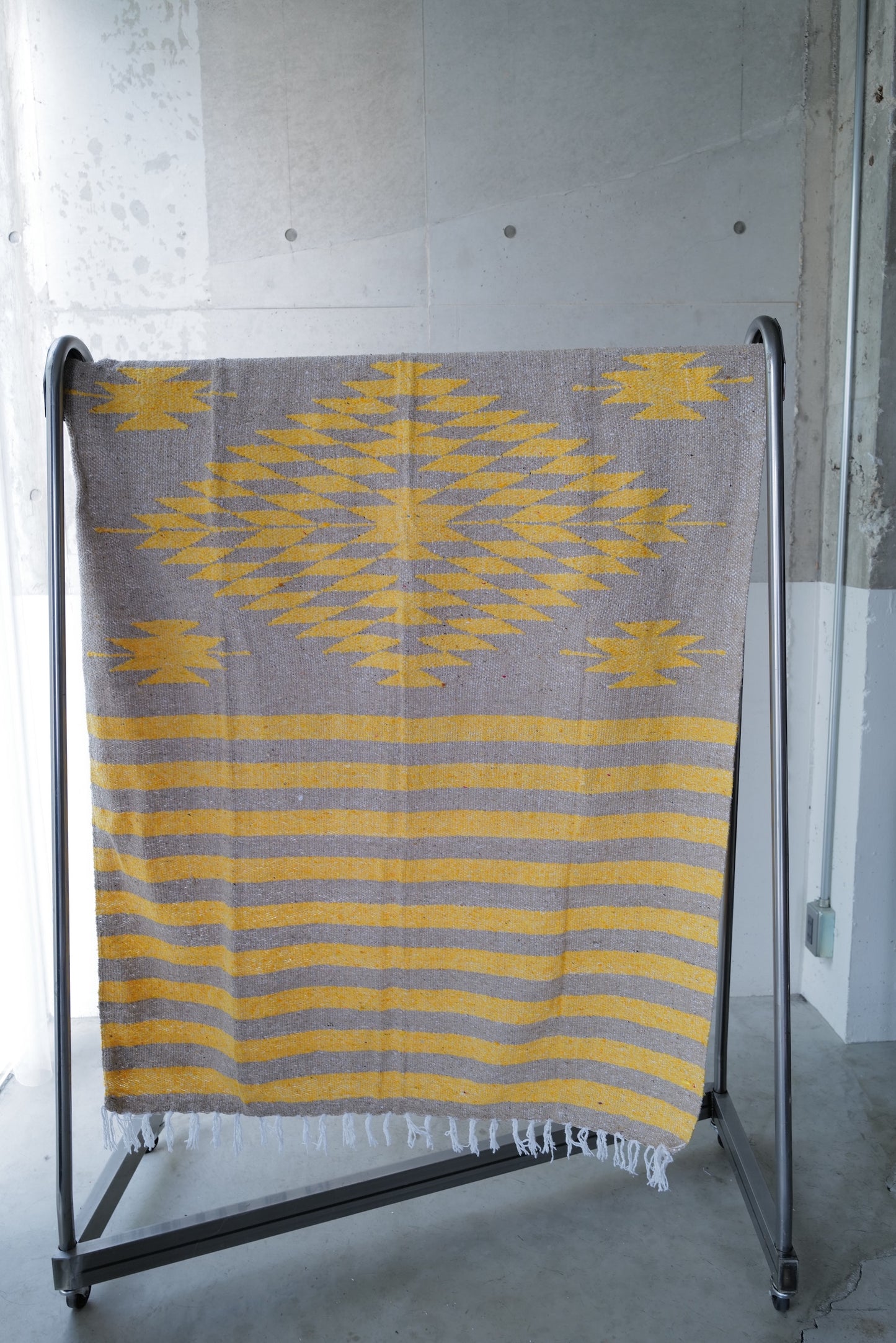 Machine-Woven Mexican Rug